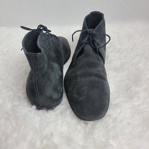 Burberry Chukka Boots Men\'s Size 8  Black Suede Bexton Desert Shoes main image 4